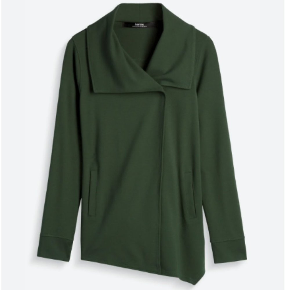 Kensie | Mally Ponte Jacket | Green | Size Small